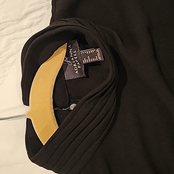 Adrianna Papell Little Black Dress, Long Sleeves, NWT, Size 4 - Picture 4 of 5